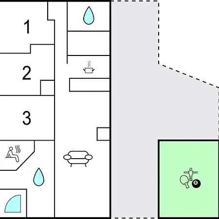 度假居 Three-bedroom With A Fireplace 07 *